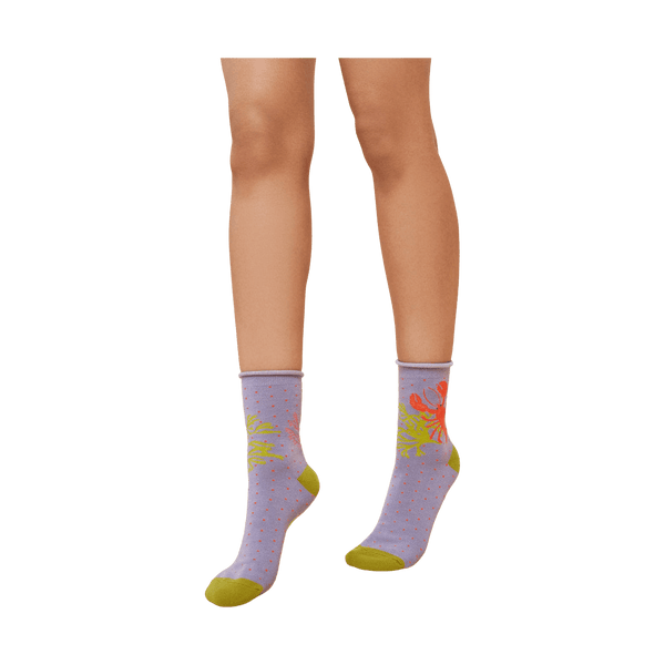 Powder Lobster Buddies Ankle Socks for Women