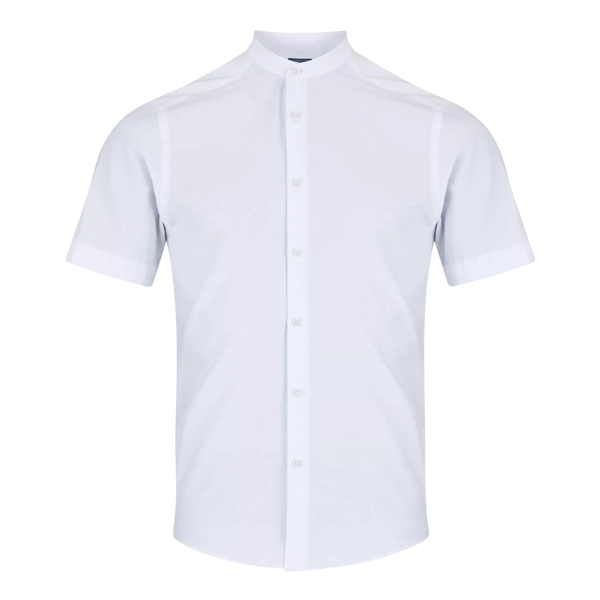 DG's Drifter Plain Linen Look Short Sleeve Shirt