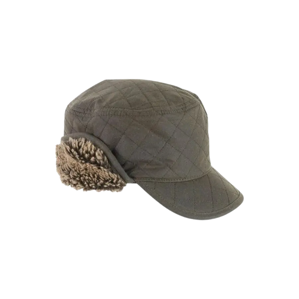 Barbour Stanhope Hunting Cap in Olive