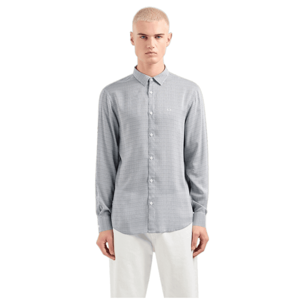 Armani Exchange Long Sleeve Pattern Shirt