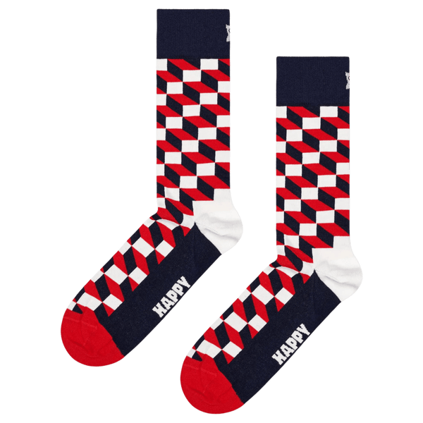 Happy Socks 4-Pack Classic Navy Sock