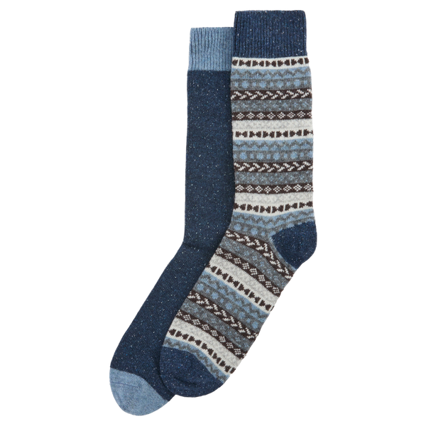 Barbour Fair Isle Sock 2 Pack