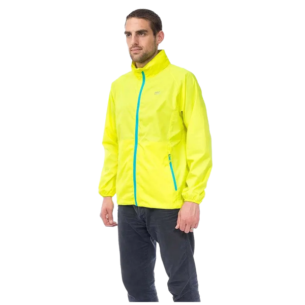Target Dry Mac in a Sac Origin Unisex Waterproof Packaway Jacket in Neon Yellow