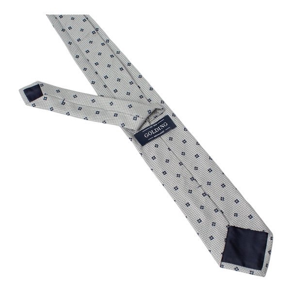 Golding Geometric Natte Woven Tie