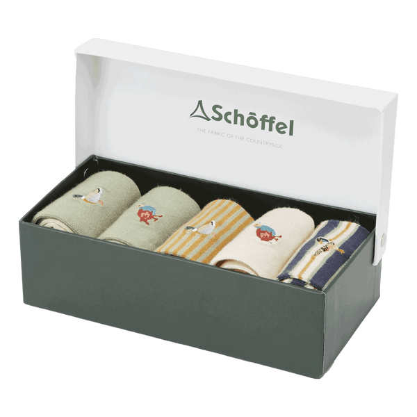 Schoffel Bamboo Socks Box Of 5