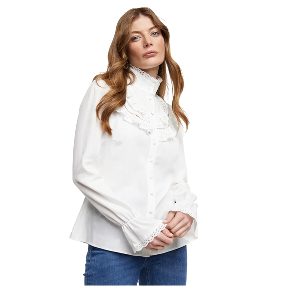 Holland Cooper Audley Lace Blouse for Women