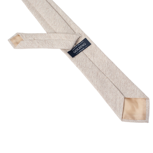 Golding Plain Wool Silk Woven Tie