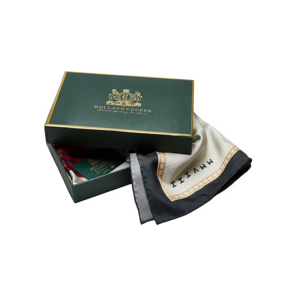 Holland Cooper Nine Horse Silk Scarf