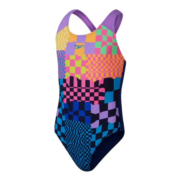 Speedo Digital Placement Splashback Swimsuit for Girls