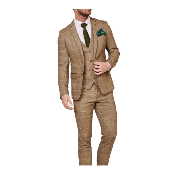 Marc Darcy Ted Tweed Suit Trousers for Men