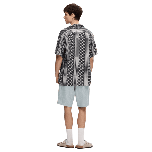 Selected Patterned Short Sleeved Shirt