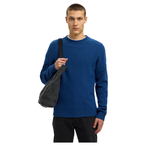 Selected Neil Long Sleeve Knit Neps Crew Neck