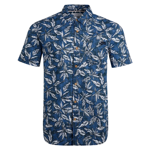 Weird Fish Faraway Organic Short Sleeve Printed Shirt for Men