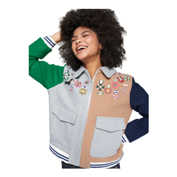 Vilagallo Bomber Emb Jacket