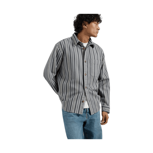 Selected Boxy-James Striped Overshirt