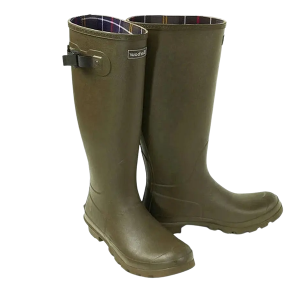 Barbour Bede Wellington Boots in Olive