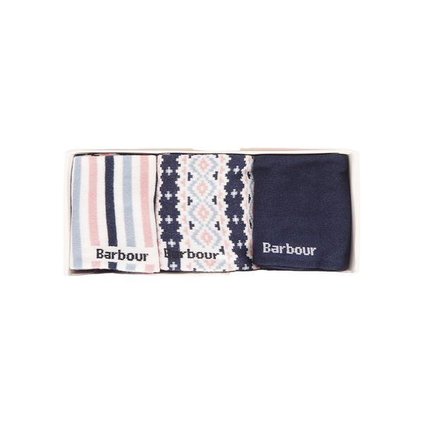 Barbour Claudia Fair Isle Sock Gift Set