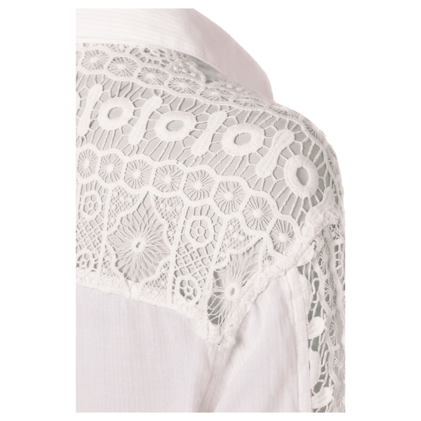 Holland Cooper Oversized Cotton Lace Shirt
