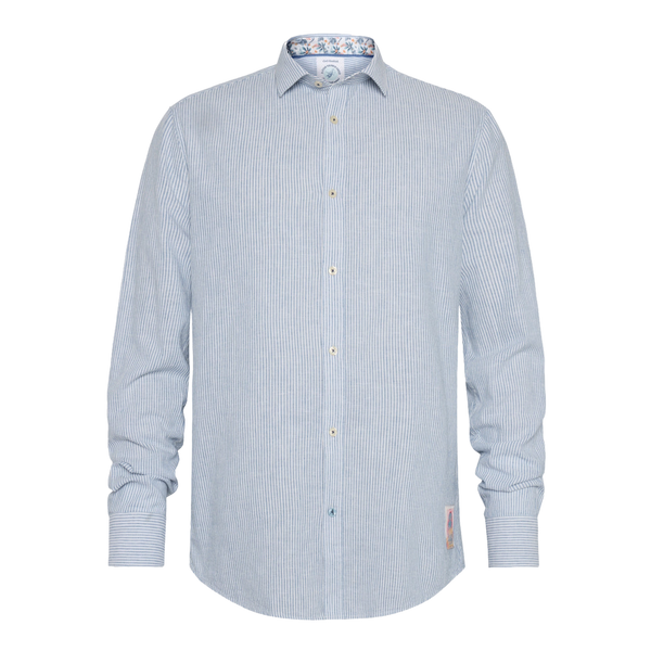 A Fish Named Fred Stripe Linen Shirt