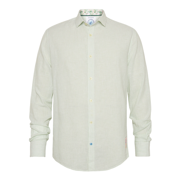 A Fish Named Fred Stripe Linen Shirt