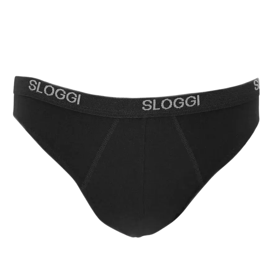 Sloggi Mens Mini Brief Set In Black Coes