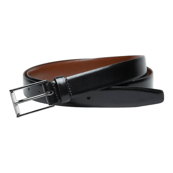 Ibex Feather Edge 30mm Gunmetal Buckle Leather Belt for Men