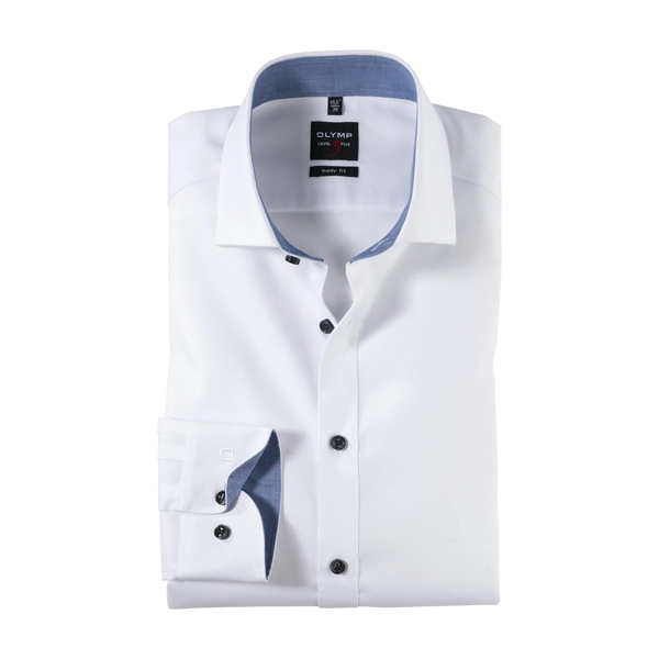 Olymp Body Fit Shirt With Trim for Men