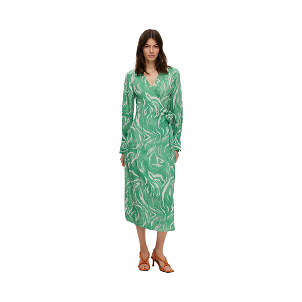 Selected Femme Sirine Midi Wrap Dress for Women