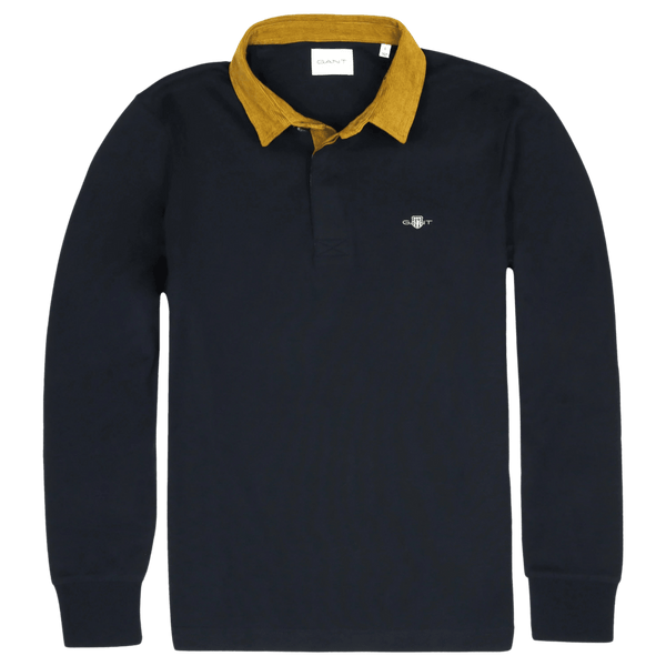 GANT Corduroy Collar Rugby Shirt for Men