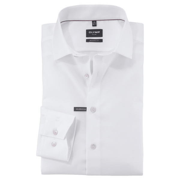 Olymp Long Sleeve Contrast Button Shirt