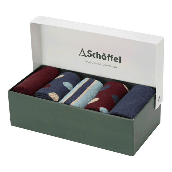 Schoffel Bamboo Socks Box Of 5