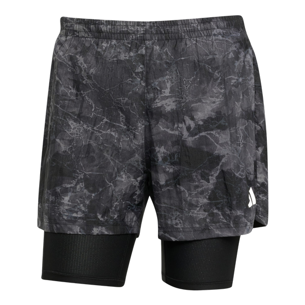 Adidas Own The Run Spray Dye 2-in-1 Shorts