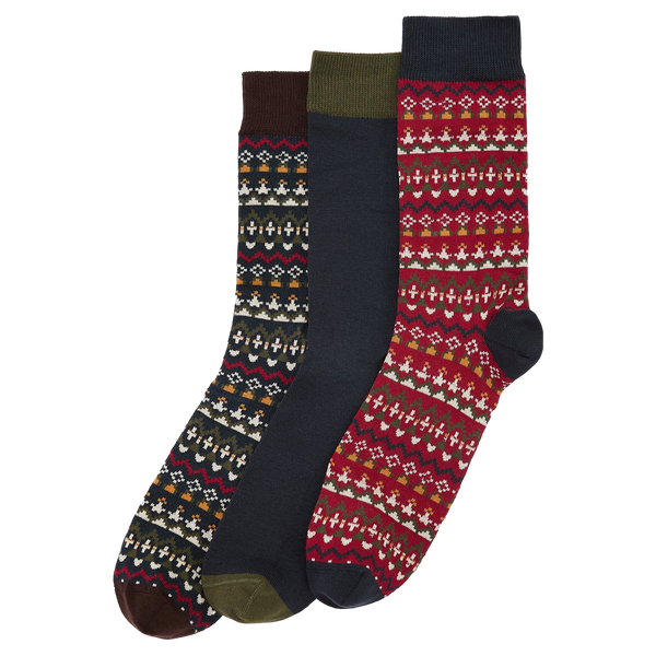 Barbour Marlow Fair Isle Sock Gift Box