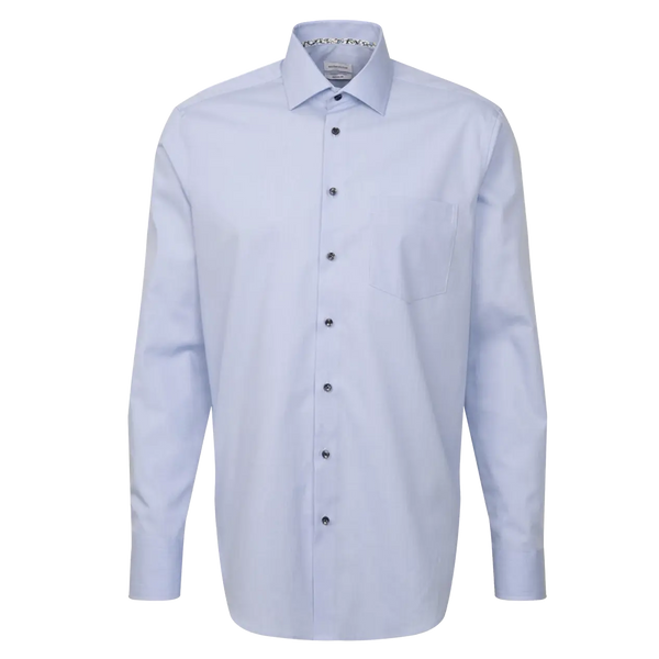 Seidensticker Long Sleeve Regular Fit Shirt With Trim for Men