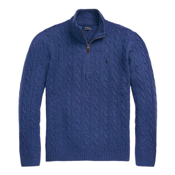 Polo Ralph Lauren Long Sleeve Zip Neck Cable Knit Pullover
