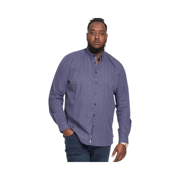 Duke Valence Micro Print Long Sleeve Shirt