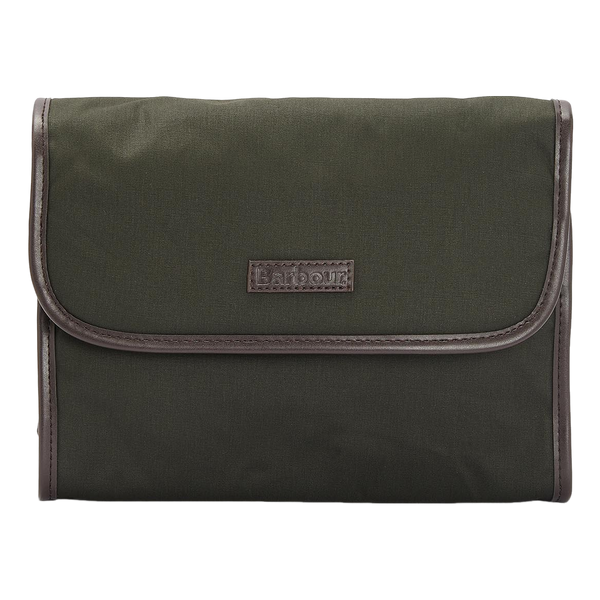 Barbour Wax Hanging Washbag