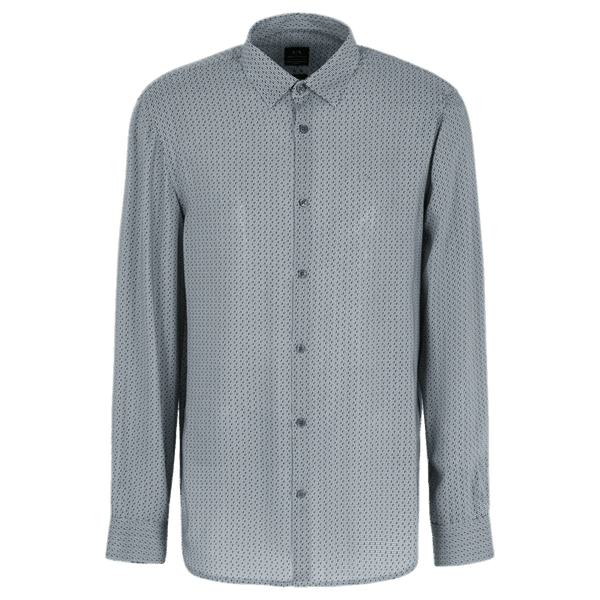 Armani Exchange Long Sleeve Pattern Shirt
