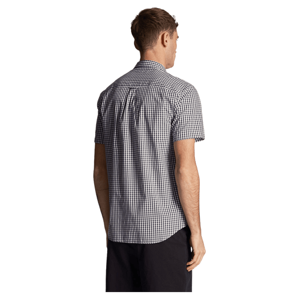 Lyle & Scott Short Sleeve Slim Fit Gingham Shirt