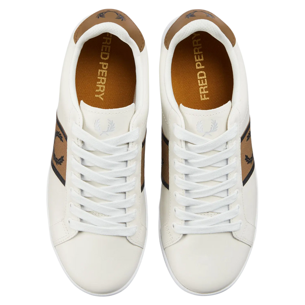 Fred Perry Branded Webbing B721 Trainers for Men