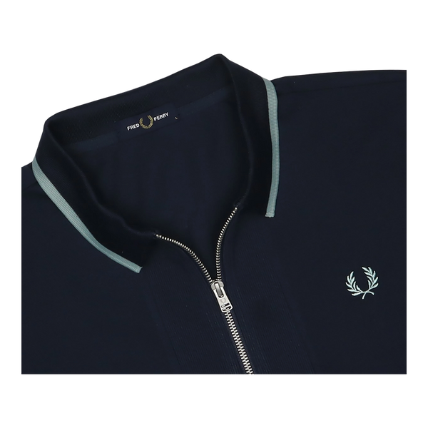 Fred Perry Zip Through Polo Shirt for Men