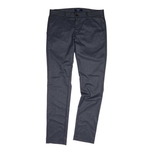 Sunwill Slim Fit Stretch Check Trousers for Men