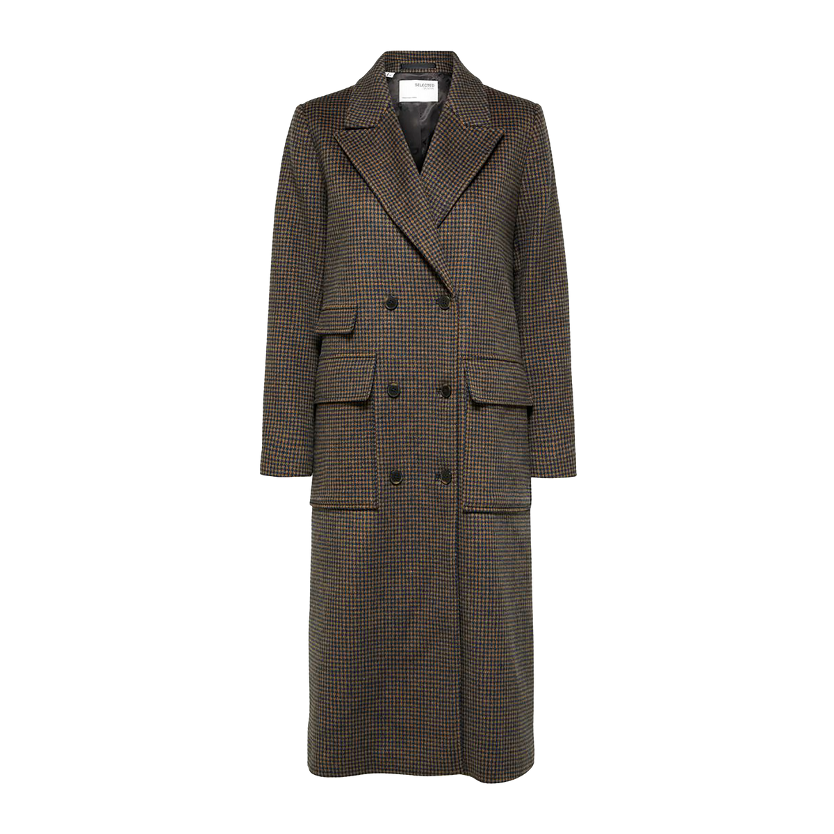 Selected Femme Katrina Wool Check Coat For Women Coes