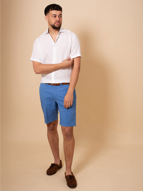 William David Orford Short Sleeve Linen Shirt