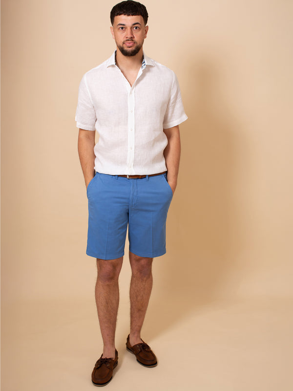 William David Orford Short Sleeve Linen Shirt