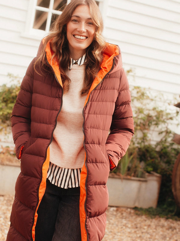 Rino & Pelle Keila Reversible Long Hooded Coat