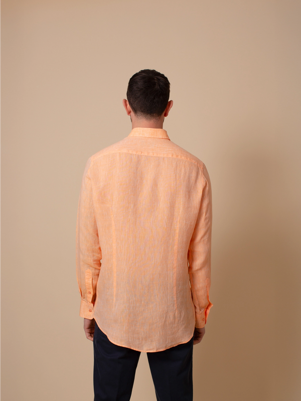 William David Orford Long Sleeve Linen Shirt