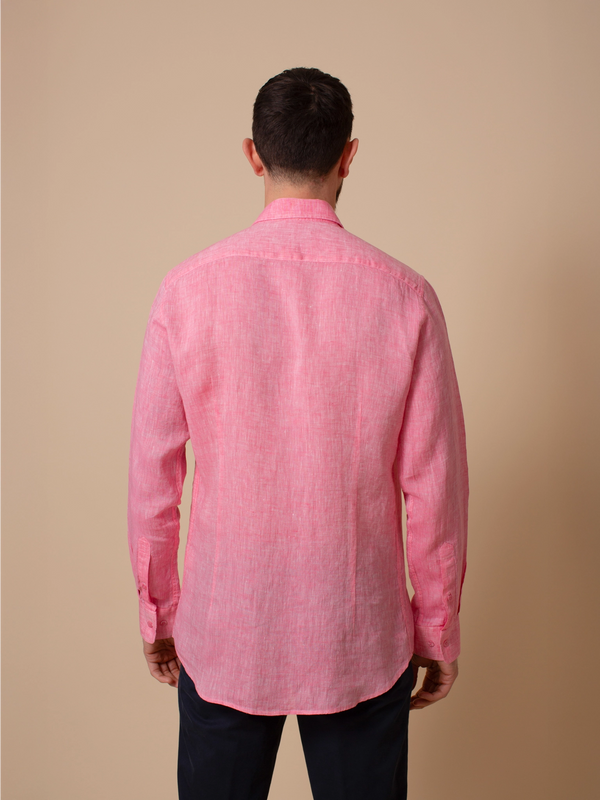 William David Orford Long Sleeve Linen Shirt