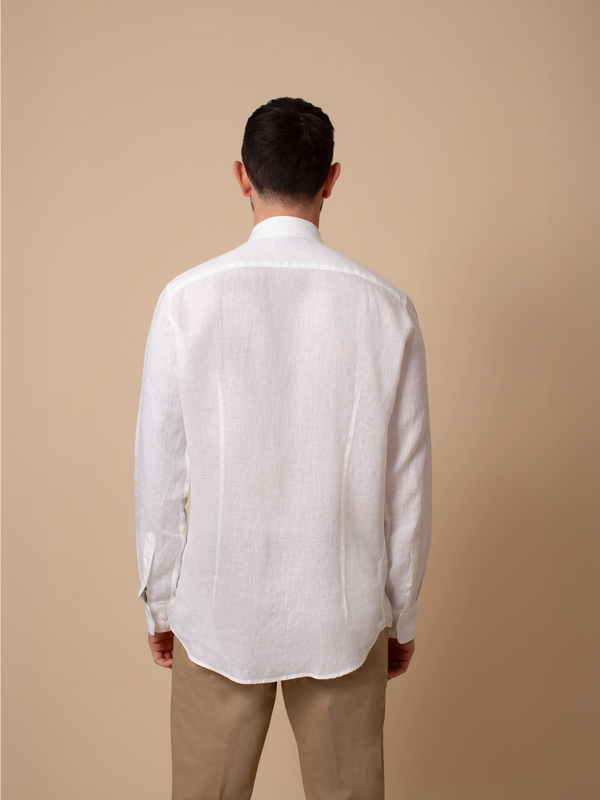 William David Orford Long Sleeve Linen Shirt
