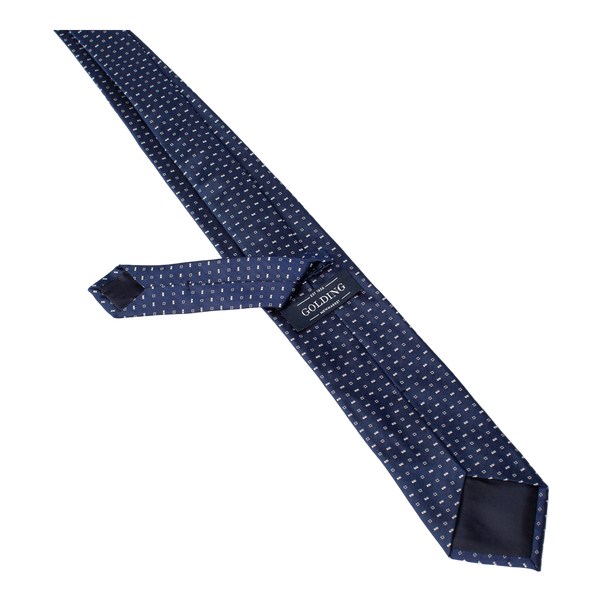 Golding Silk Dash And Squares Woven Tie